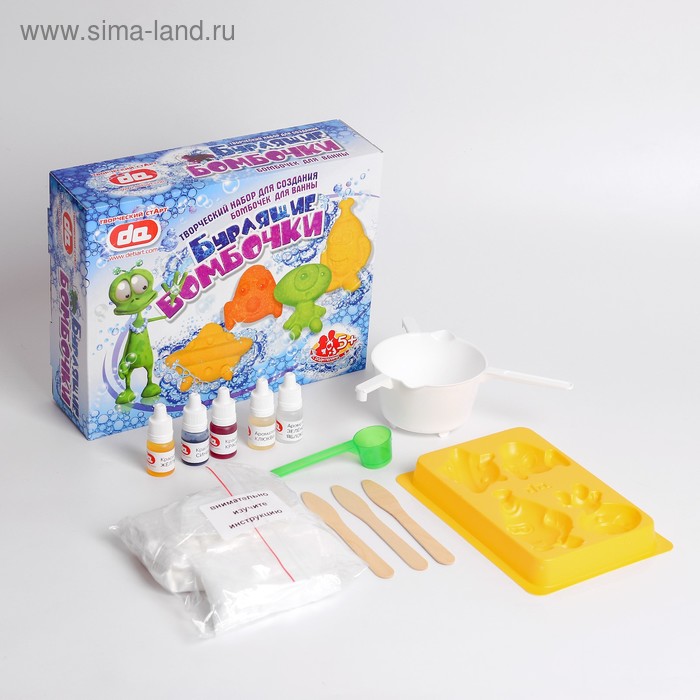 фото Творческий набор для создания бомбочек для ванны "бурлящие бомбочки. инопланетяне" detiart