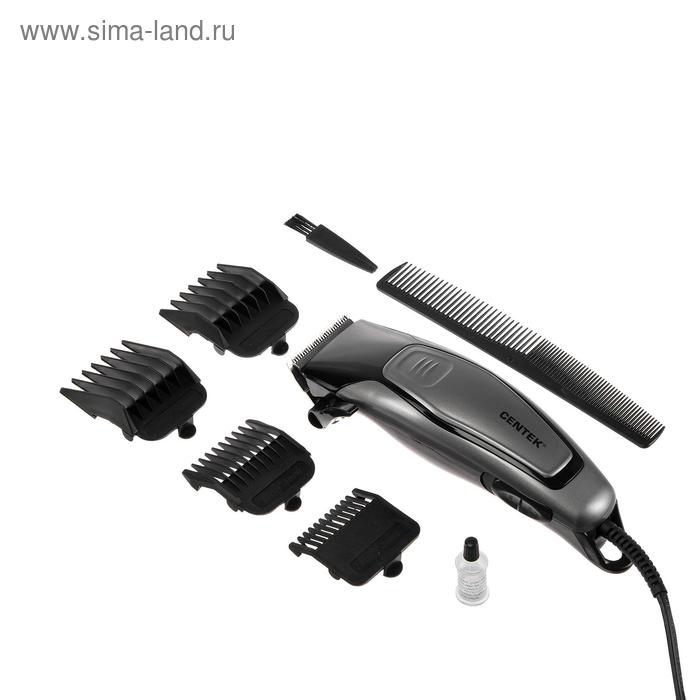 Машинка для стрижки Centek CT-2102, 12 Вт, 4 насадки, сталь, черно-серая
Машинка для стрижки Centek CT-2102, 12 Вт, 4 насадки, сталь, черно-серая