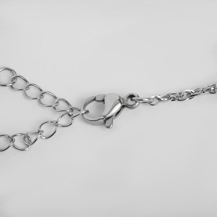 фото Браслет керамика "геом", цвет белый в серебре queen fair