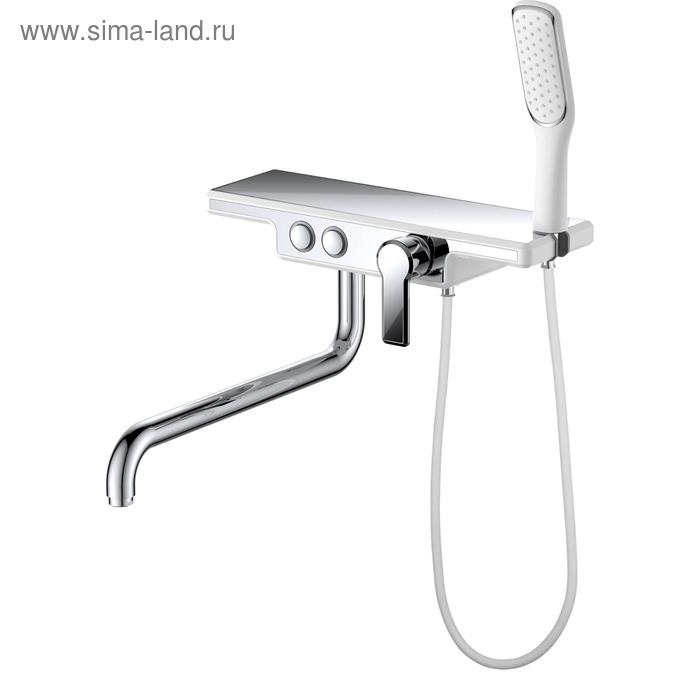 Смеситель для ванны D K Berlin Steinbeis DA1443316, однорычажный, хром/белый
Смеситель для ванны D K Berlin Steinbeis DA1443316, однорычажный, хром/белый