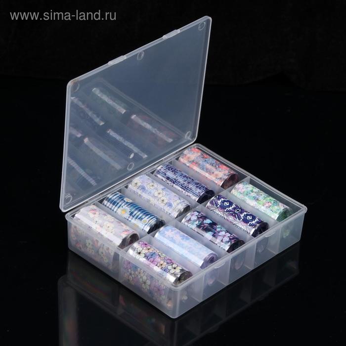 Набор переводной фольги для дизайна ногтей «FLORAL PRINT», 4 × 40 см, 10 шт
Набор переводной фольги для дизайна ногтей «FLORAL PRINT», 4 × 40 см, 10 шт