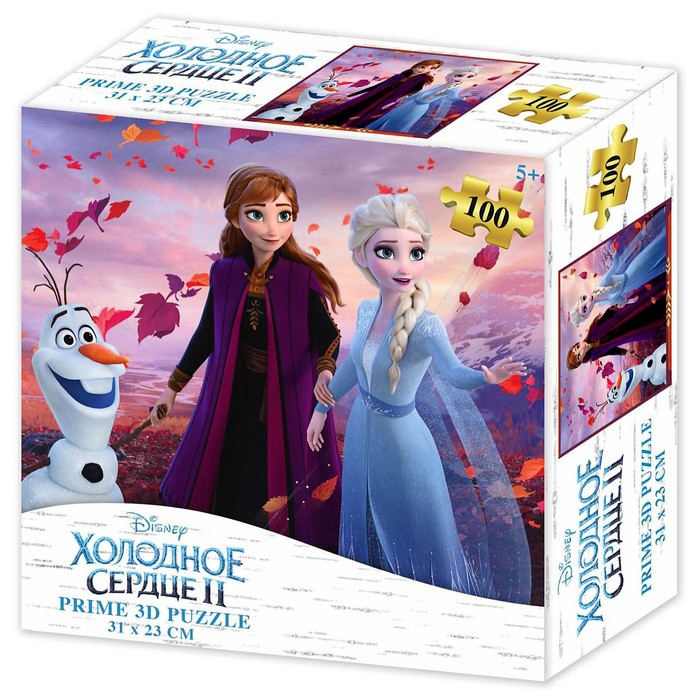 3D Стерео-пазл «Холодное сердце II», 100 элементов, 5+
3D Стерео-пазл «Холодное сердце II», 100 элементов, 5+