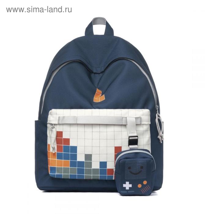 фото Рюкзак mah mr19c1767b01 темно-синий/белый, 14" mr.ace-homme