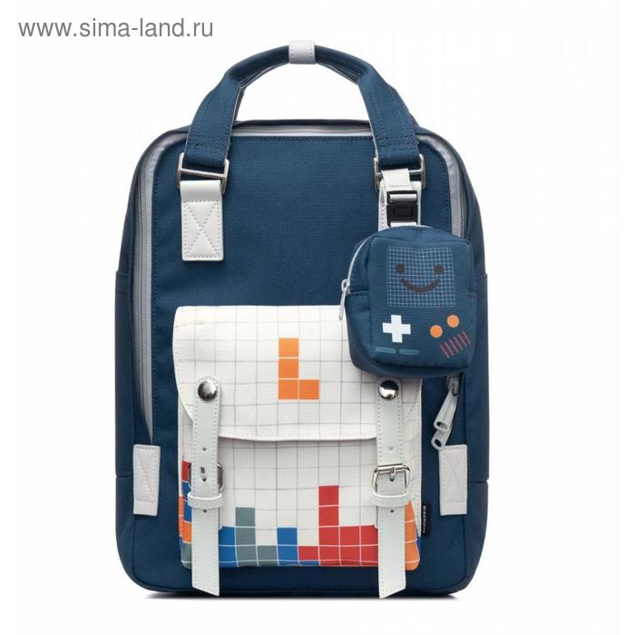 фото Рюкзак mah mr19c1772b01 темно-синий/белый, 14" mr.ace-homme