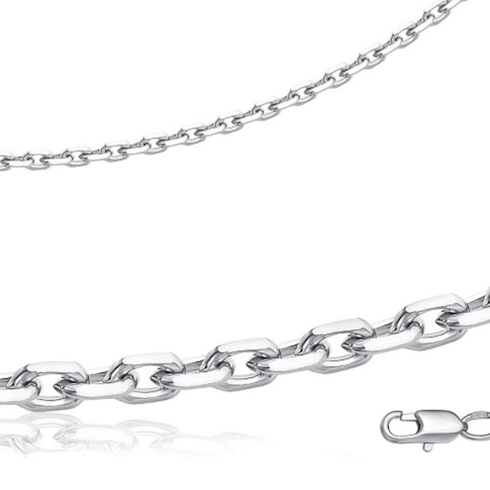 Цепь "Якорное плетение", посеребрение, 40см
Цепь "Якорное плетение", посеребрение, 40см