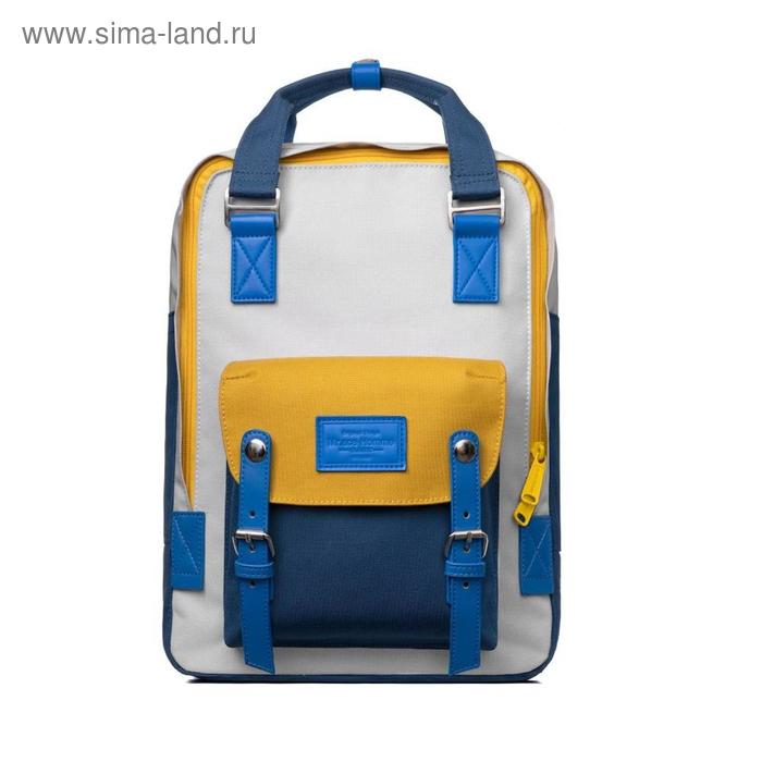 фото Рюкзак mah mr20b1873b01 светло-серый/синий/желтый, 14" mr.ace-homme