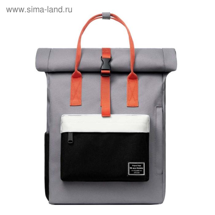 фото Рюкзак mah mr20b1877b01 серый/черный, 14" mr.ace-homme