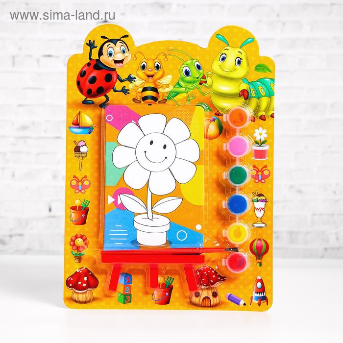 Раскраска на подставке «Цветочек», краска 6 цветов, кисть
Раскраска на подставке «Цветочек», краска 6 цветов, кисть