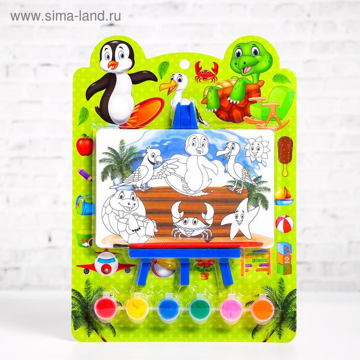 Раскраска на подставке «Весёлые друзья», краска 6 цветов, кисть
Раскраска на подставке «Весёлые друзья», краска 6 цветов, кисть