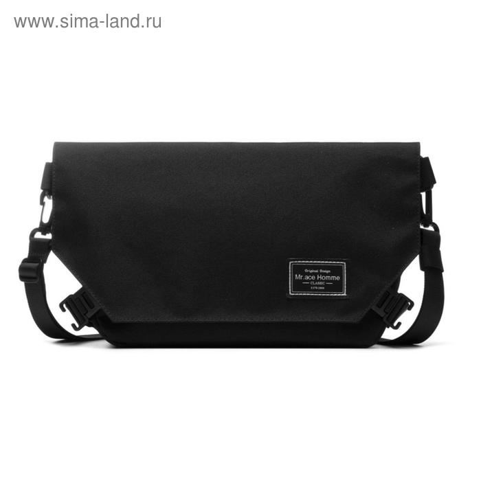 фото Сумка плечевая mah m190074s01 черный, 9.7" mr.ace-homme