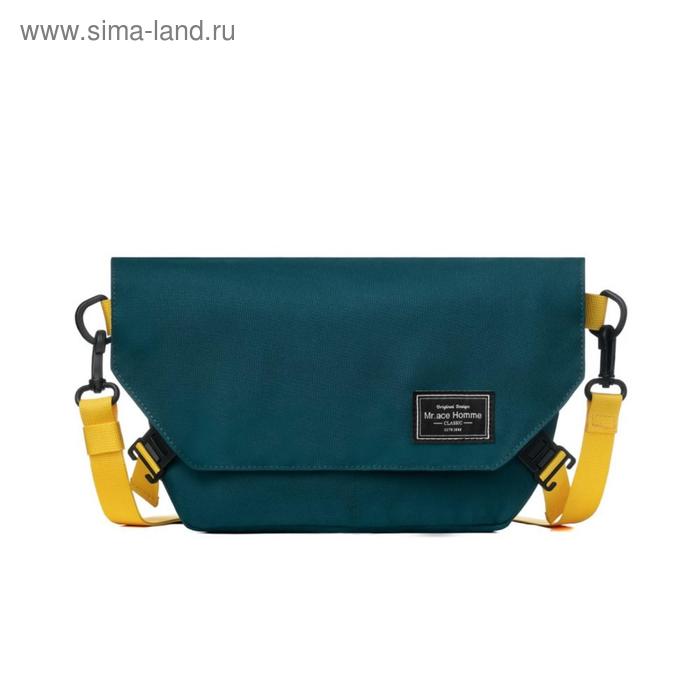 фото Сумка плечевая mah m190084s01 темно-зеленый mr.ace-homme