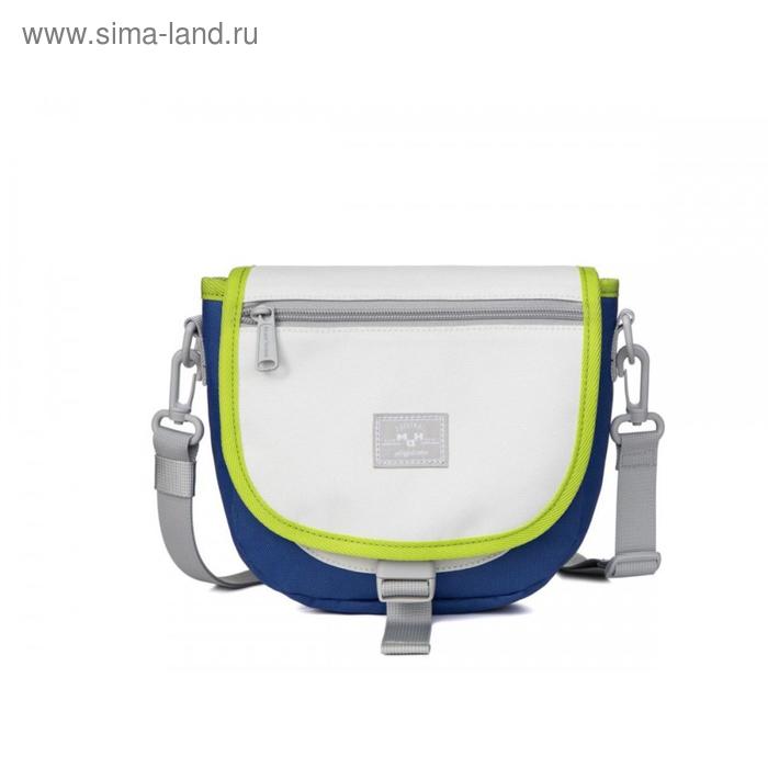 фото Сумка плечевая mah m200127s02 белый/синий, 5.8" mr.ace-homme
