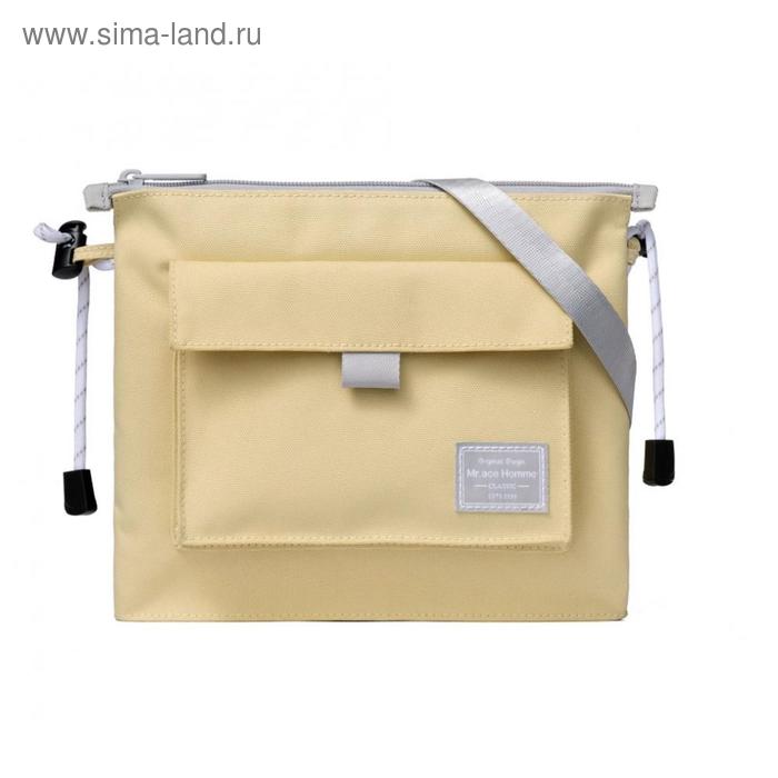 фото Сумка плечевая mah mr19c1777b01 бежевый, 4.7" mr.ace-homme
