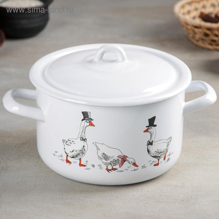 Кастрюля цилиндрическая «Гуси», 2,9 л
Кастрюля цилиндрическая «Гуси», 2,9 л