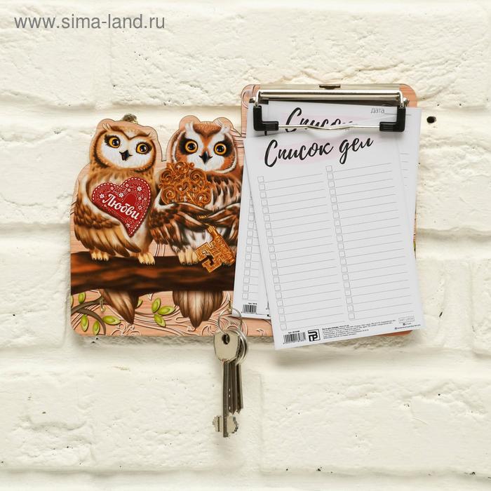 Ключница с держателем для бумаг «Совы», 22 х 16 см
Ключница с держателем для бумаг «Совы», 22 х 16 см