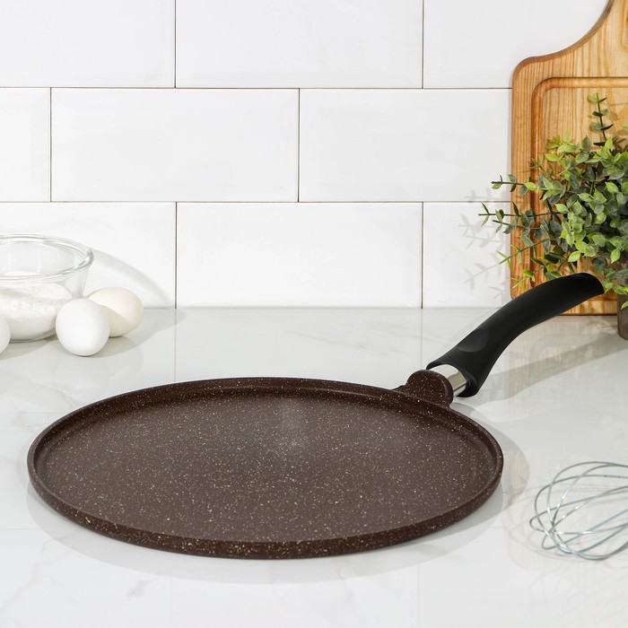 Сковорода-чудушница «Кавказ», d=32 см, пластиковая ручка, антипригарное покрытие, цвет чёрный
Сковорода-чудушница «Кавказ», d=32 см, пластиковая ручка, антипригарное покрытие, цвет чёрный