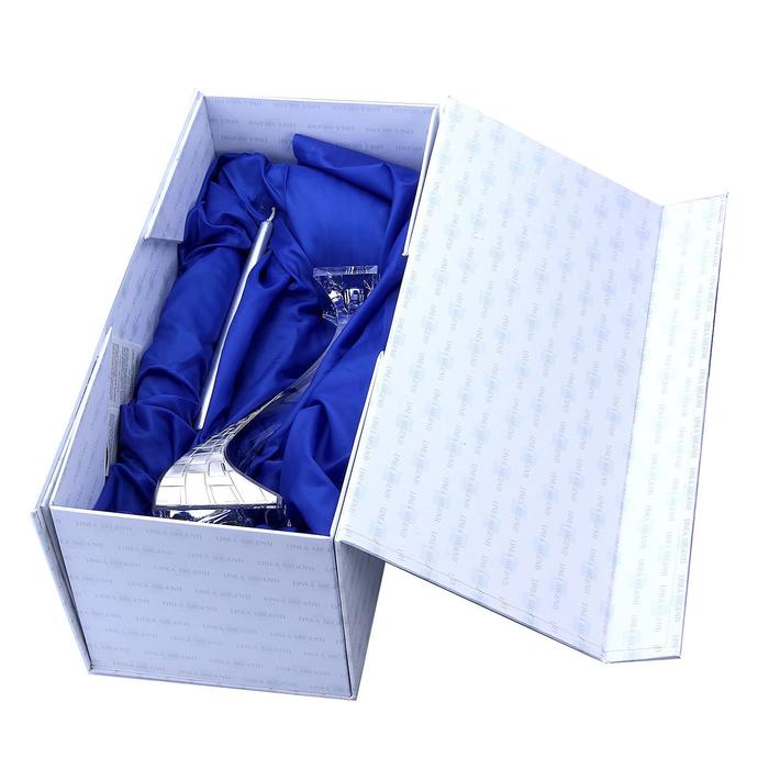 фото Подсвечник "ручей", 10,5 × 10,5 × 26 см linea argenti