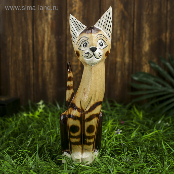 Фигурка дерево "Кот хвост трубой" серый 30 см
Фигурка дерево "Кот хвост трубой" серый 30 см