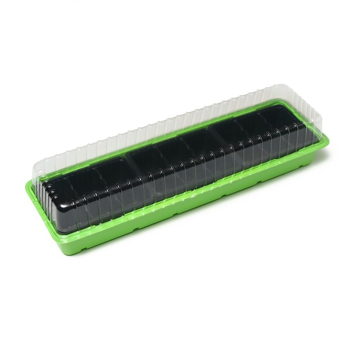 Мини-парник для рассады, 60 × 16 × 13 см, 3 вставки, 18 ячеек, 60 × 14 см, «Усадьба»
Мини-парник для рассады, 60 × 16 × 13 см, 3 вставки, 18 ячеек, 60 × 14 см, «Усадьба»