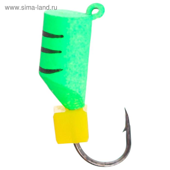 Мормышка «Столбик» зелёная с сырным кубиком, 1,6 г, d=4 мм
Мормышка «Столбик» зелёная с сырным кубиком, 1,6 г, d=4 мм