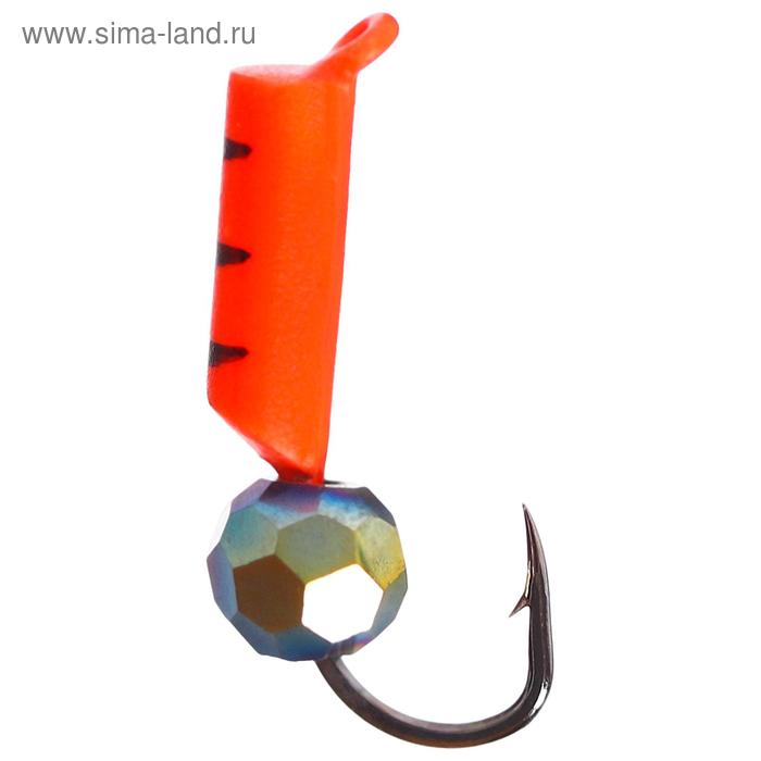 Мормышка «Столбик» красная неоновая с гранёным шаром «Хамелеон», 0,4 г, d=2 мм 
Мормышка «Столбик» красная неоновая с гранёным шаром «Хамелеон», 0,4 г, d=2 мм
