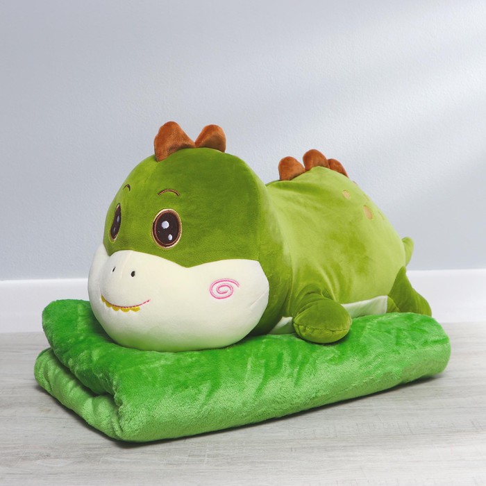 Мягкая игрушка «Динозавр», с пледом, МИКС
Мягкая игрушка «Динозавр», с пледом, МИКС