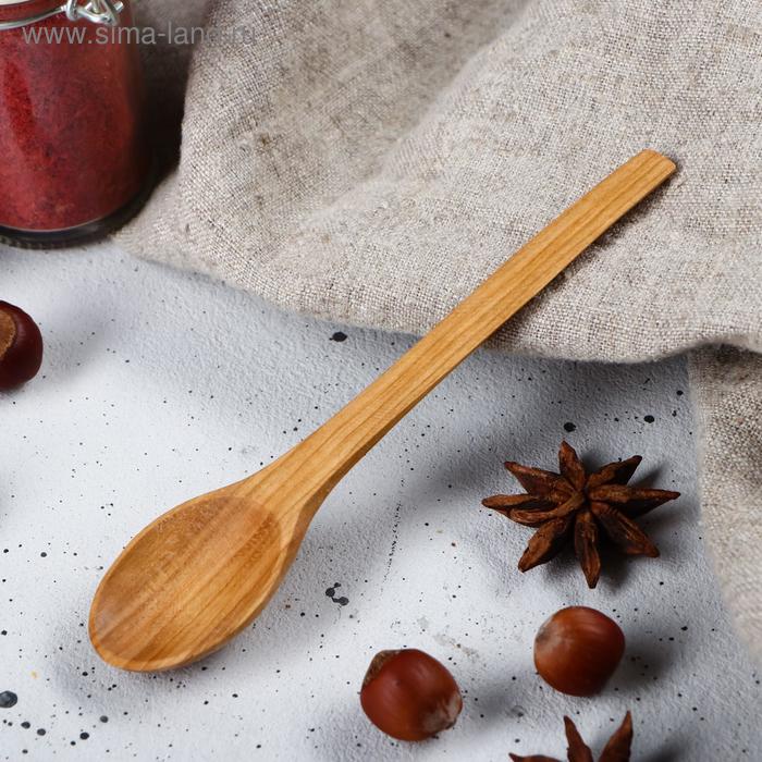 Ложка деревянная "Столовая", 15х3 см, массив черешни
Ложка деревянная "Столовая", 15х3 см, массив черешни