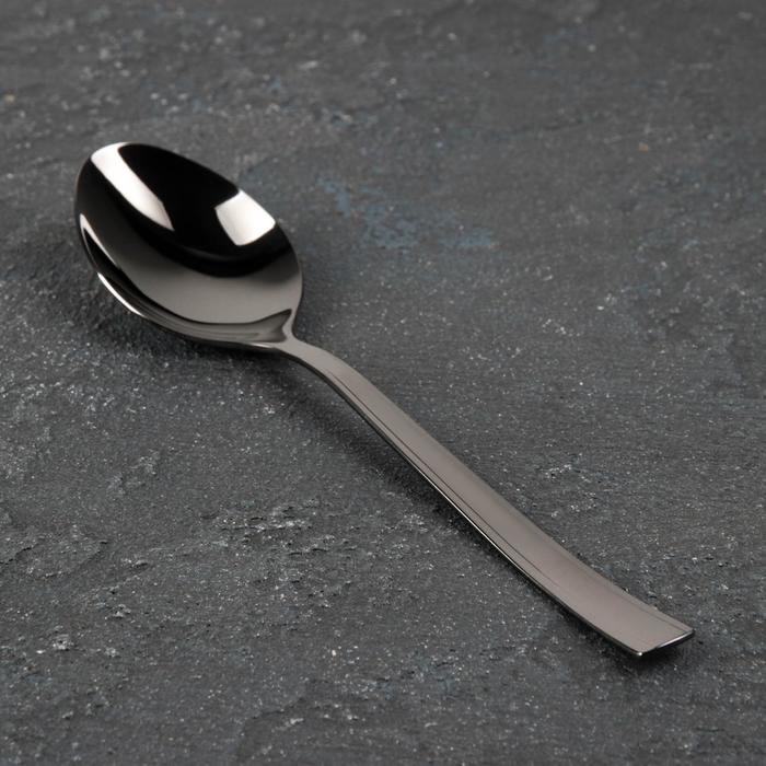 Ложка столовая «Торжество», h=19,2 см, толщина 2 мм, цвет графит, цвет графит
Ложка столовая «Торжество», h=19,2 см, толщина 2 мм, цвет графит, цвет графит