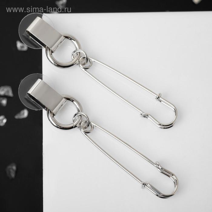 Серьги металл "Булавки" с кольцами, цвет серебро
Серьги металл "Булавки" с кольцами, цвет серебро