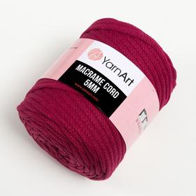 Пряжа "Macrame Cord" 60% хлопок, 40% вискоза/полиэстер 5 мм 85м/500гр (777 цикламен)
Пряжа "Macrame Cord" 60% хлопок, 40% вискоза/полиэстер 5 мм 85м/500гр (777 цикламен)