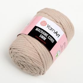 Пряжа "Macrame Cord" 60% хлопок, 40% вискоза/полиэстер 5 мм 85м/500гр (753 речной жемчуг)
Пряжа "Macrame Cord" 60% хлопок, 40% вискоза/полиэстер 5 мм 85м/500гр (753 речной жемчуг)