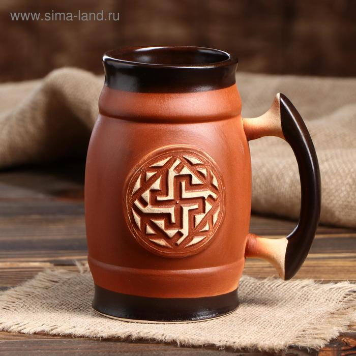 Пивной бокал "Славянский оберег Валькирия в круге", цвет коричневый, 0.6 л
Пивной бокал "Славянский оберег Валькирия в круге", цвет коричневый, 0.6 л