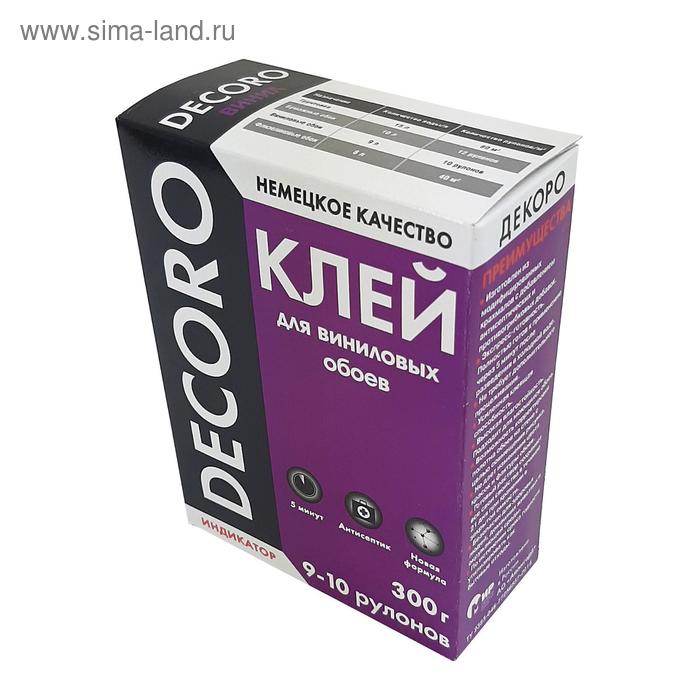 Клей для виниловых обоев Decoro 300гр
Клей для виниловых обоев Decoro 300гр