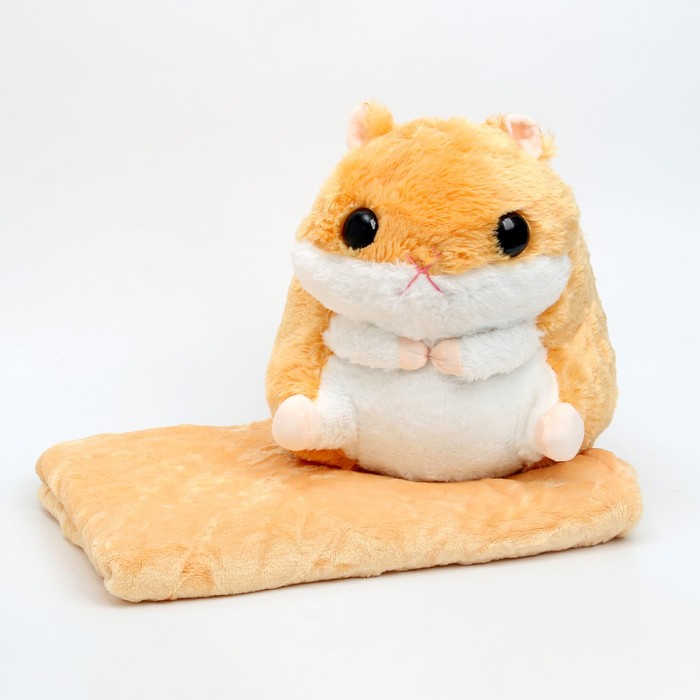 Мягкая игрушка «Хомяк», с пледом, цвет МИКС
Мягкая игрушка «Хомяк», с пледом, цвет МИКС