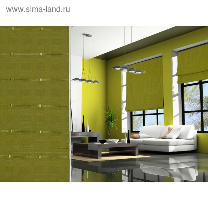 фото Римская штора «терра», размер 160х160 см, цвет зелёный уют