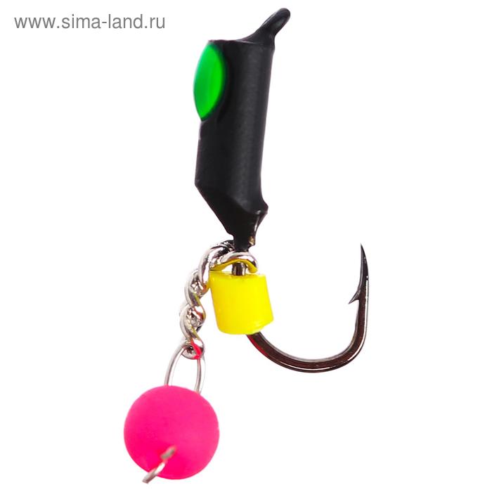 Мормышка «Столбик» чёрная с неоновой бусиной на цепи, 0,4 г, d=2 мм
Мормышка «Столбик» чёрная с неоновой бусиной на цепи, 0,4 г, d=2 мм