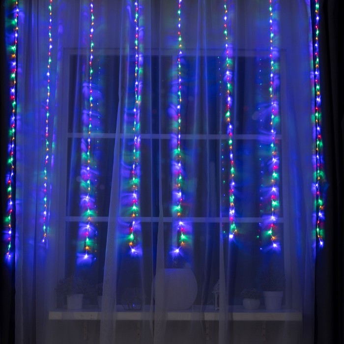 Гирлянда «Водопад» 2 × 1.5 м, IP20, прозрачная нить, 400 LED, свечение мульти, 8 режимов, 220 В
Гирлянда «Водопад» 2 × 1.5 м, IP20, прозрачная нить, 400 LED, свечение мульти, 8 режимов, 220 В