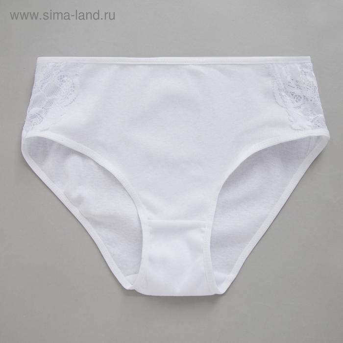 фото Трусы женские слипы, цвет белый, размер 48-50 lanadi