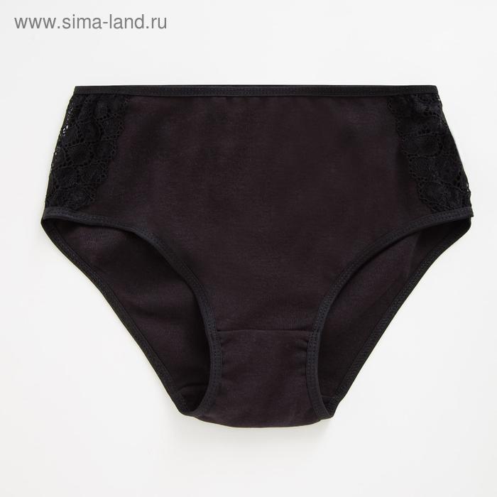 фото Трусы женские слипы, цвет чёрный, размер 44-46 lanadi