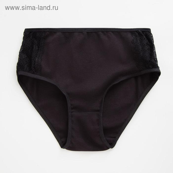 фото Трусы женские слипы, цвет чёрный, размер 44-46 lanadi