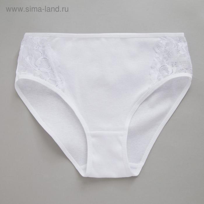 фото Трусы женские слипы, цвет белый, размер 48-50 lanadi