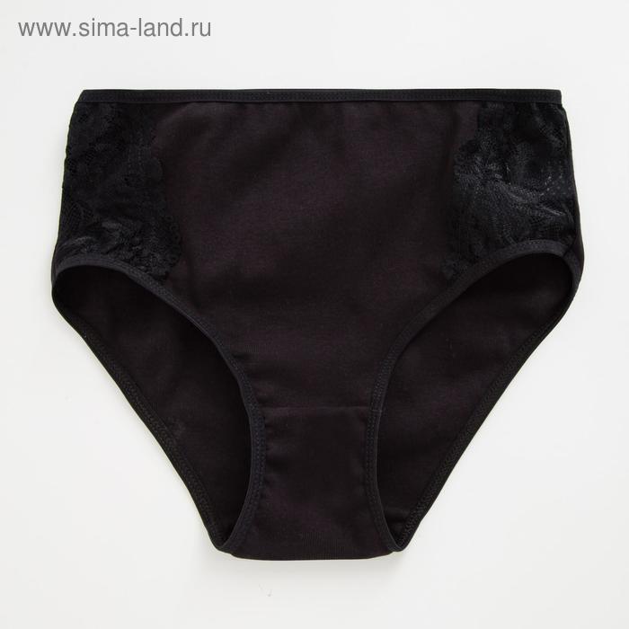фото Трусы женские слипы, цвет чёрный, размер 44-46 lanadi