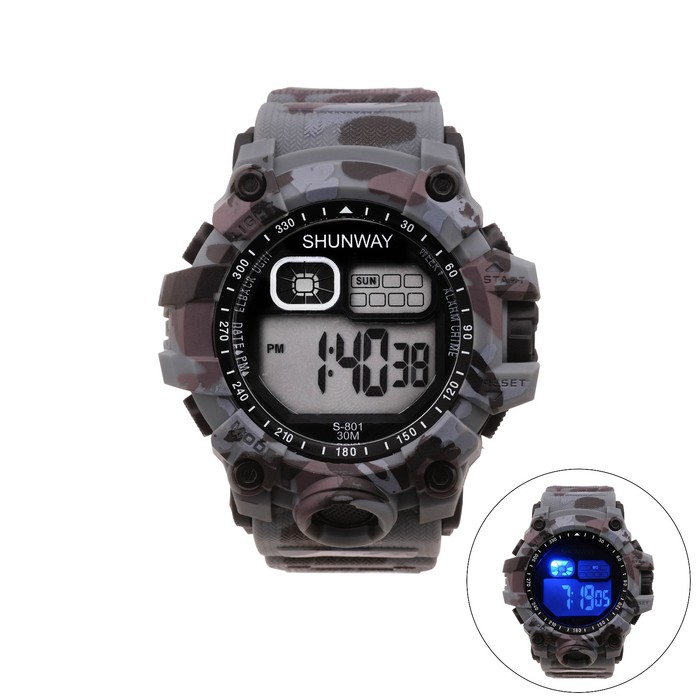 Часы наручные электронные Shunway S-713A, d=4 см, микс
Часы наручные электронные Shunway S-713A, d=4 см, микс
