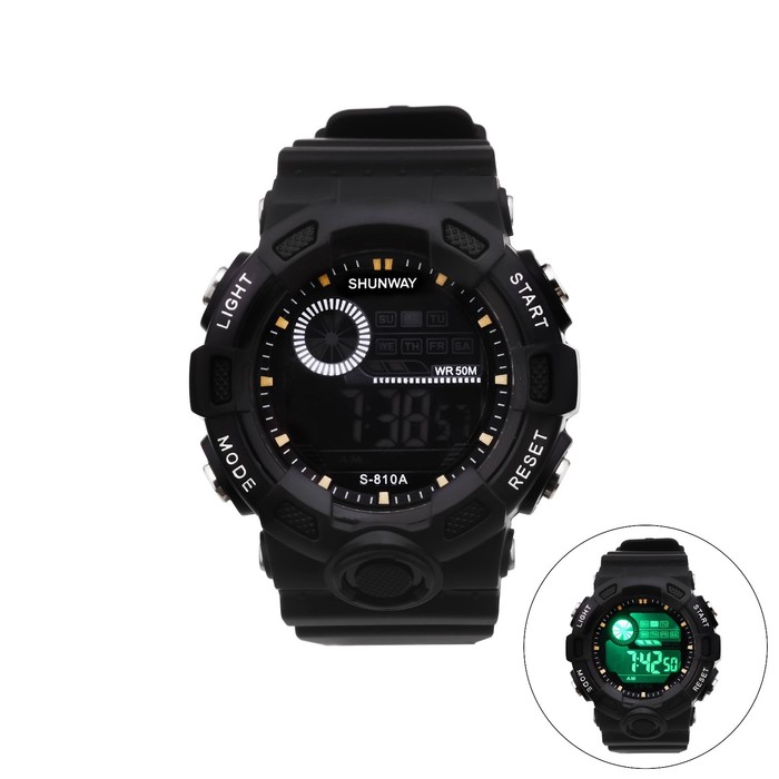 Часы наручные электронные Shunway S-810A, d=5 см, l=20 см, микс
Часы наручные электронные Shunway S-810A, d=5 см, l=20 см, микс