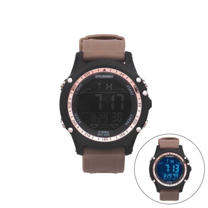 Часы наручные электронные Shunway S-908A, d=5 см, l=20 см, микс
Часы наручные электронные Shunway S-908A, d=5 см, l=20 см, микс