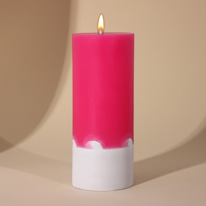 Свеча интерьерная с бетоном «Фуксия«, 6 х 15 см
Свеча интерьерная с бетоном «Фуксия«, 6 х 15 см