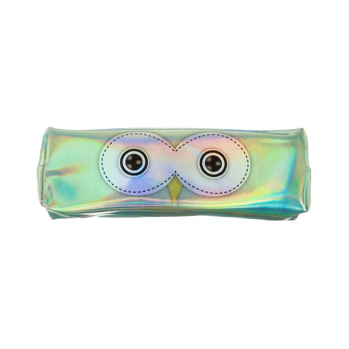 Пенал школьный "Сова" на молнии, зеркальный зелёный
Пенал школьный "Сова" на молнии, зеркальный зелёный