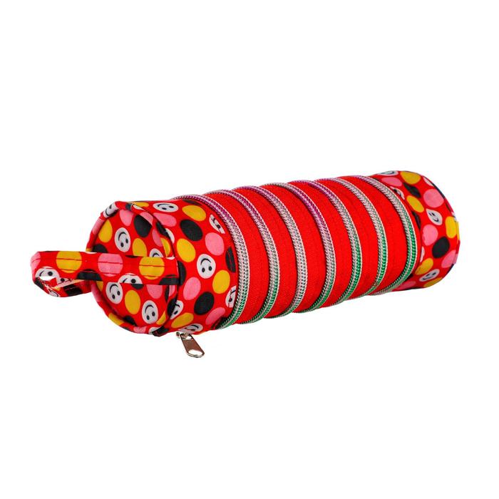 Пенал-тубус школьный на молнии "Трансформер", красный
Пенал-тубус школьный на молнии "Трансформер", красный