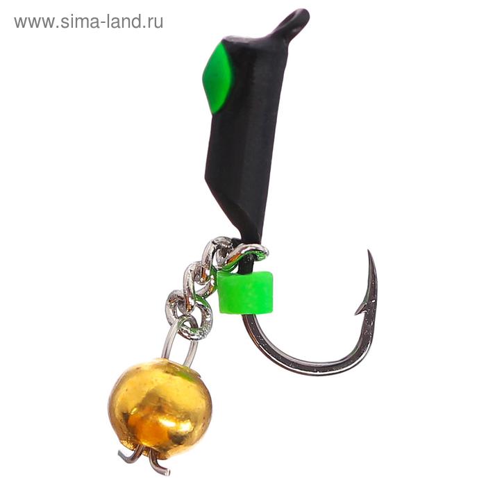 Мормышка «Cтолбик» чёрная с шаром на цепи, 0,4 г, d=2 мм
Мормышка «Cтолбик» чёрная с шаром на цепи, 0,4 г, d=2 мм