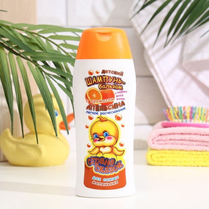 Шампунь-бальзам детский «Страна сказок», с ароматом апельсина, 250 мл
Шампунь-бальзам детский «Страна сказок», с ароматом апельсина, 250 мл